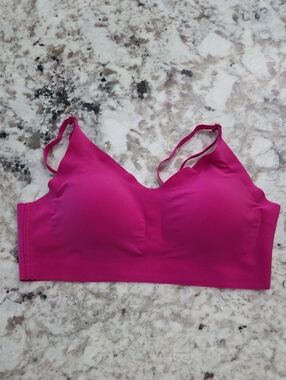 Seamless Bra - Fuchsia Pink